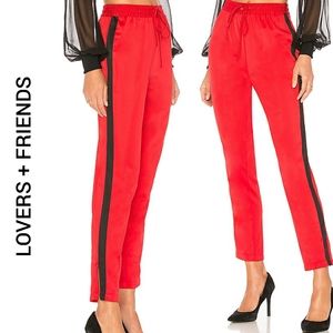 NWOT Lovers + Friends Crop Track Pants